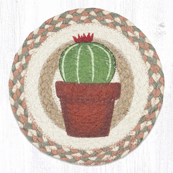 MSPR-661 Cacti 3 Printed Round Trivet 10"x10"