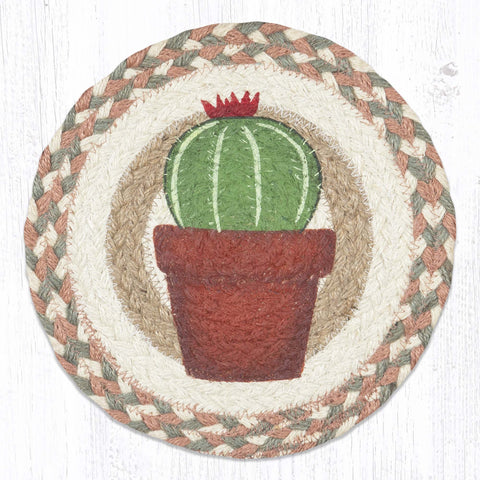 MSPR-661 Cacti 3 Printed Round Trivet 10"x10"