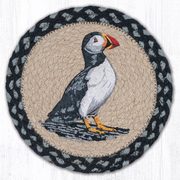 MSPR-701 Puffin Printed Round Trivet 10"x10"