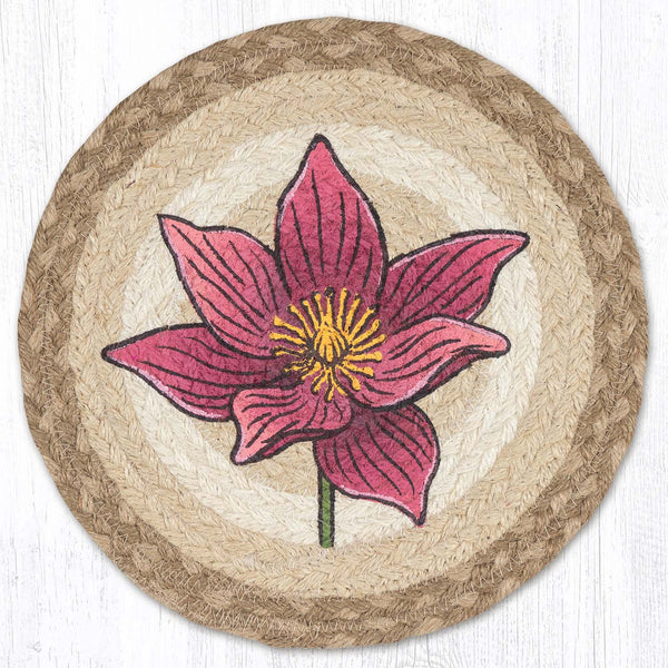 MSPR-776 Lily Printed Round Trivet 10"x10"