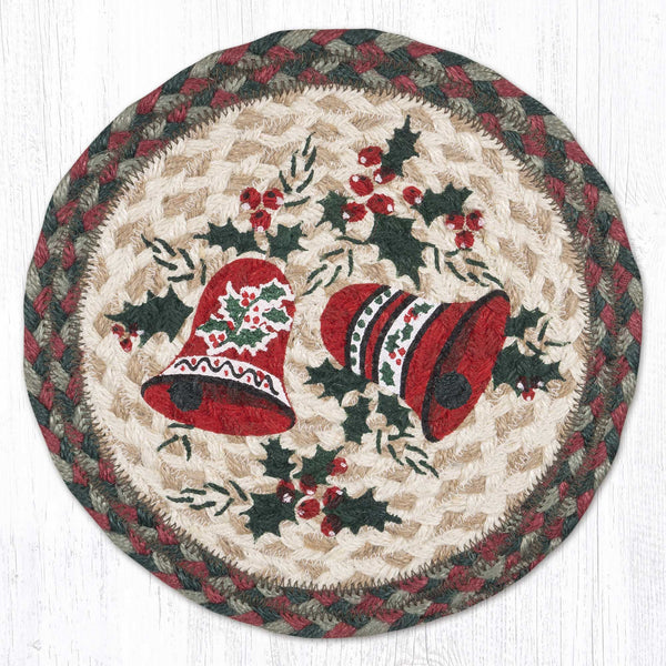 MSPR-801 Bells Printed Round Trivet 10"x10"