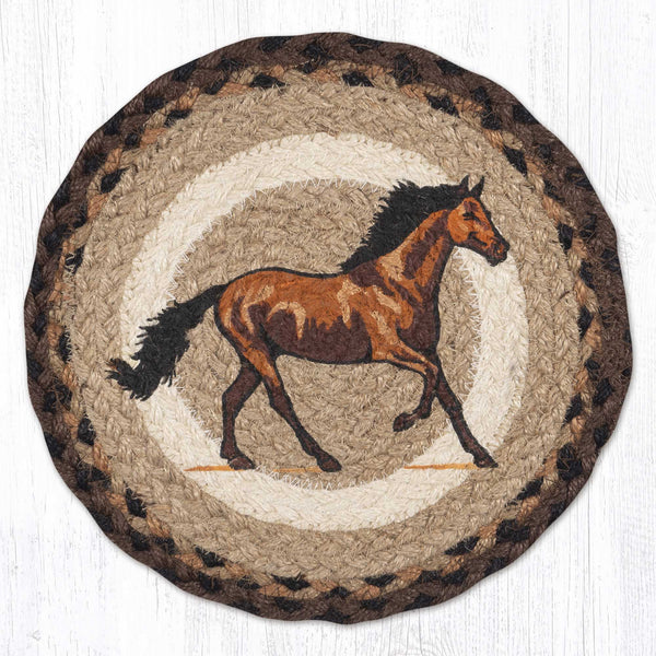 MSPR-812 Stallion Printed Round Trivet 10"x10"