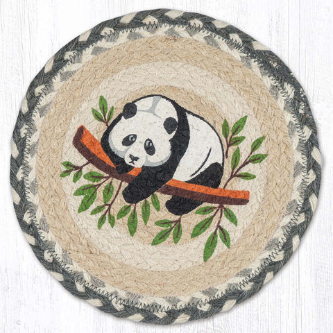 MSPR-890 Giant Panda Printed Round Trivet 10"x10"