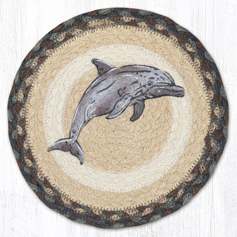 MSPR-895 Dolphin Printed Round Trivet 10"x10"