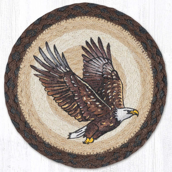 MSPR-899 Eagle Printed Round Trivet 10"x10"