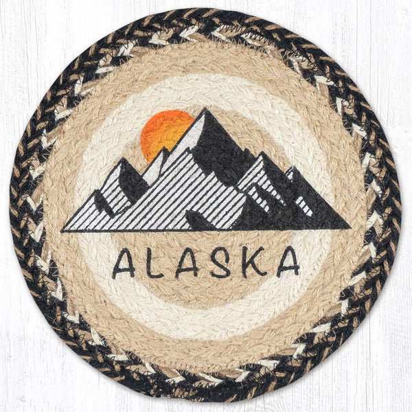 MSPR-9-93 Alaska Printed Round Trivet 10"x10"