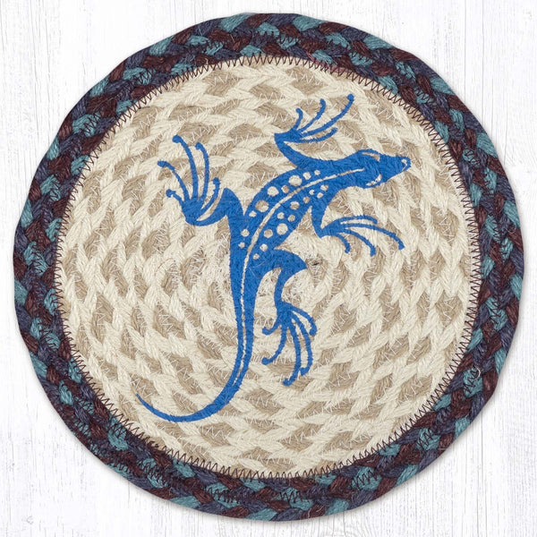 MSPR-917 Southwestern Gecko Printed Round Trivet 10"x10"