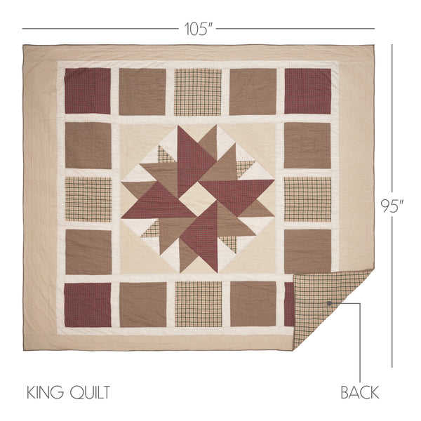 Cider Mill King Quilt 105Wx95L