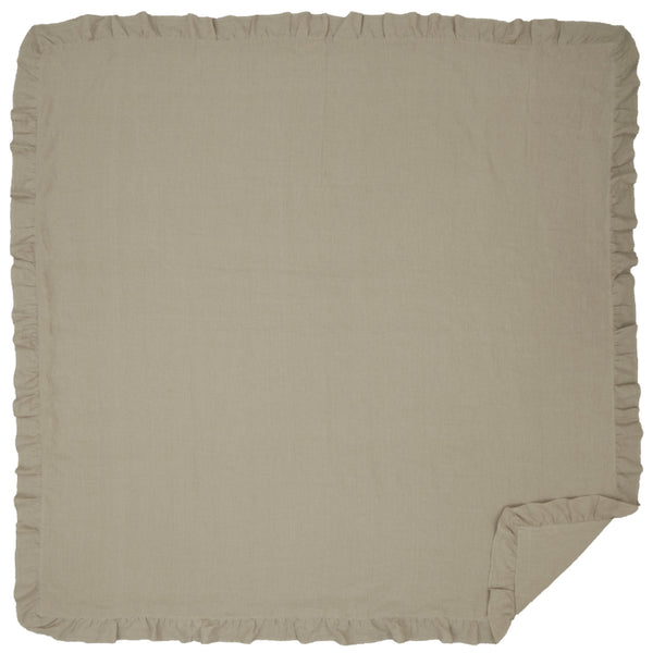 Provincial Linen Natural Queen Duvet Cover 90Lx90W