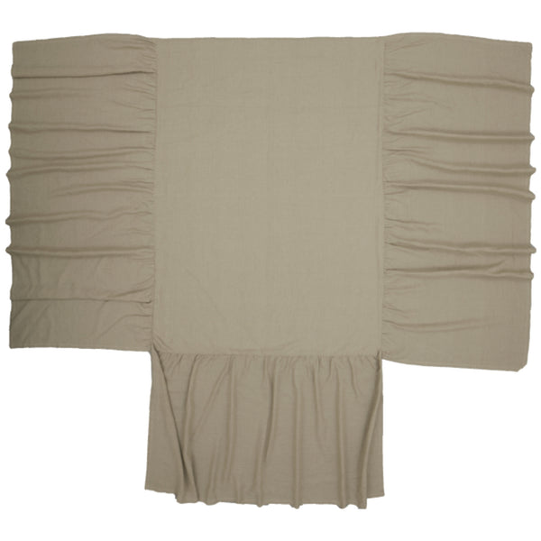 Provincial Linen Natural Queen Bedspread 78Lx56W+36