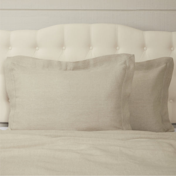 Provincial Linen Natural King Sham 37Lx21W
