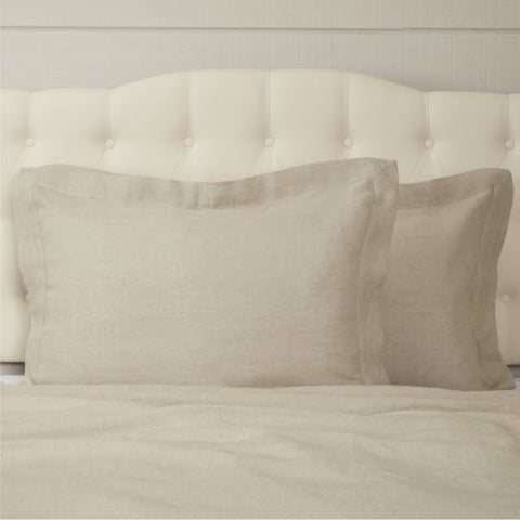 Provincial Linen Natural Standard Sham 27Lx21W