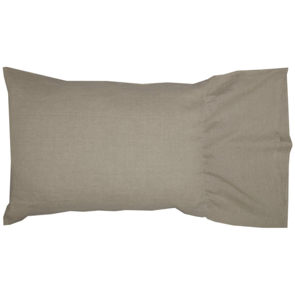 Provincial Linen Natural Standard Pillow Case Set of 2 27Lx21W+14