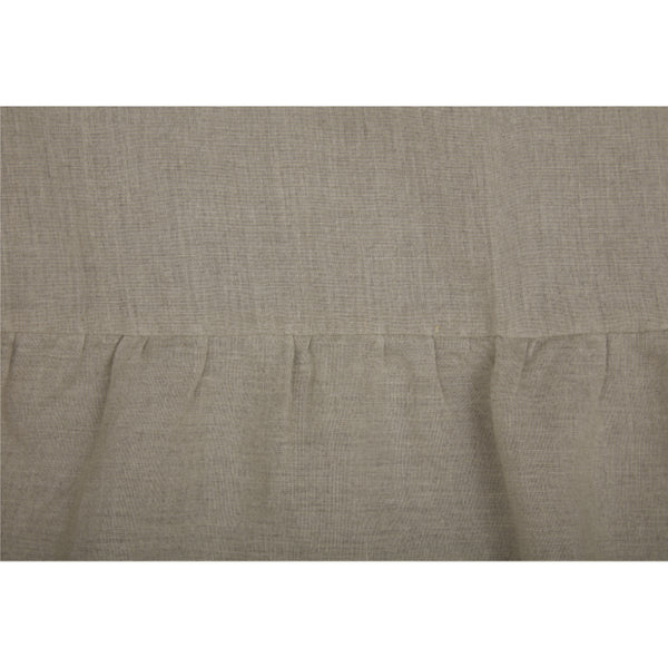 Provincial Linen Natural Short Panel Set of 2 63Lx36W