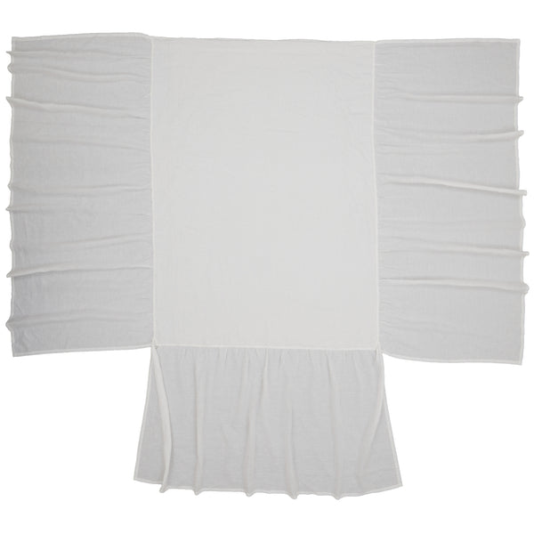 Provincial Linen White King Bedspread 78Lx72W+36