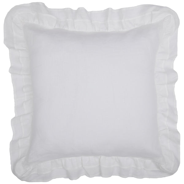 Provincial Linen White Euro Sham 26Lx26W