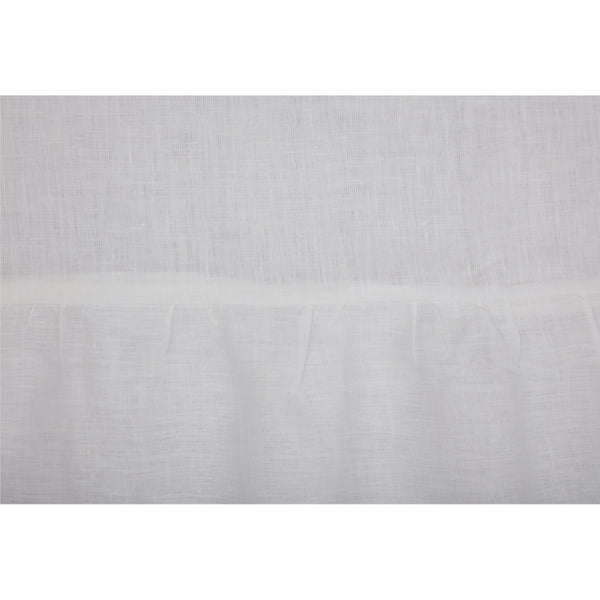 Provincial Linen White King Pillow Case Set of 2 37Lx21W+14