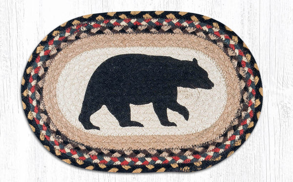 MSP-43 American Bear Printed Oval Swatch 10"x15"