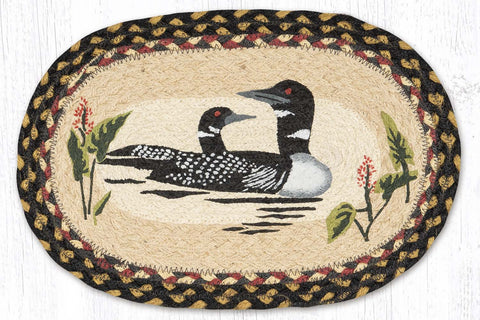 MSP-43 Loon Printed Oval Swatch 10"x15"