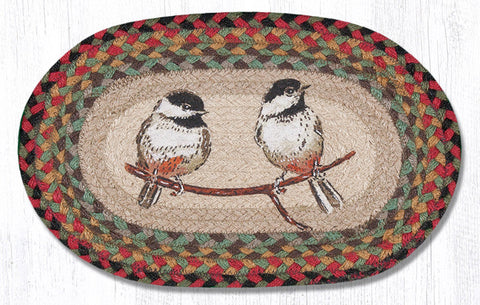 MSP-81 Chickadee Printed Oval Swatch 10"x15"