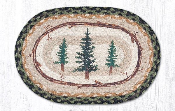 MSP-116 Tall Timbers Printed Oval Swatch 10"x15"