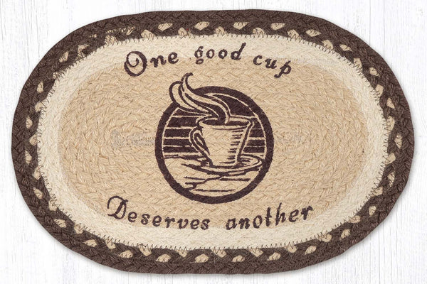 MSP-133 One Good Cup Printed Oval Swatch 10"x15"