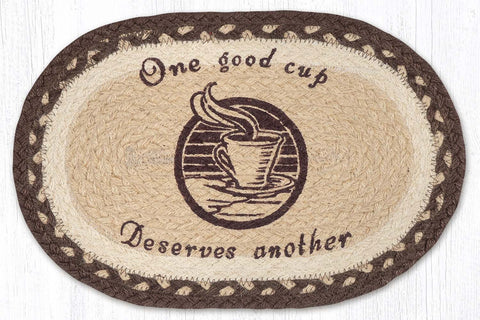 MSP-133 One Good Cup Printed Oval Swatch 10"x15"