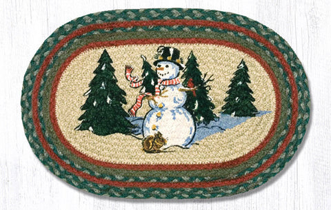 MSP-246 Winter Wonderland Printed Oval Swatch 10"x15"