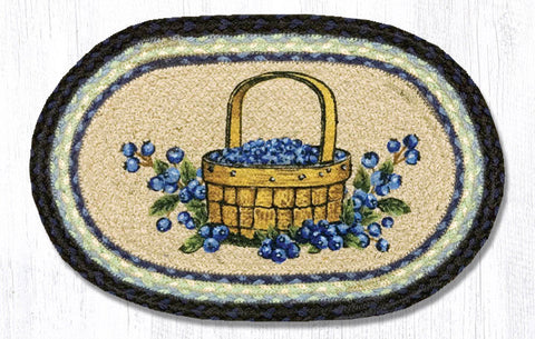 MSP-312 Blueberry Basket Printed Oval Swatch 10"x15"