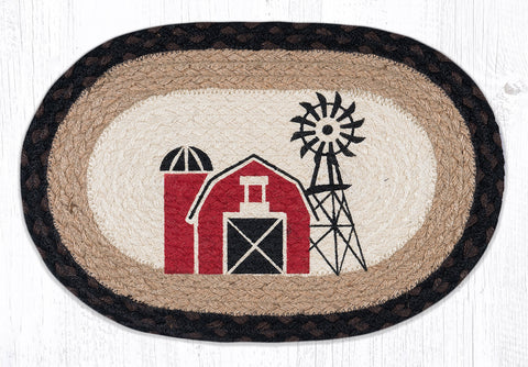 MSP-313 Windmill Printed Oval Swatch 10"x15"