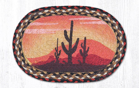 MSP-319 Desert Sunset Printed Oval Swatch 10"x15"