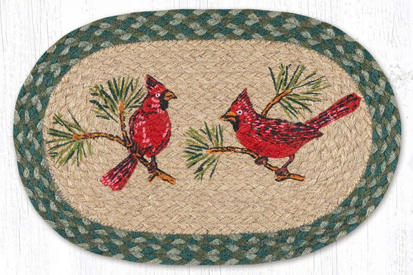 MSP-365 Cardinal Printed Oval Swatch 10"x15"