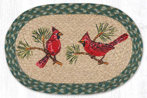 MSP-365 Cardinal Printed Oval Swatch 10"x15"