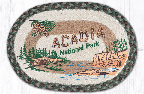 MSP-377 Acadia Bridge Printed Oval Swatch 10"x15"