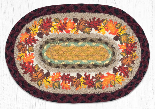 MSP-395 Autumn Printed Oval Swatch 10"x15"