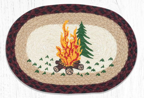 MSP-395 Campfire Printed Oval Swatch 10"x15"