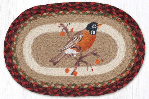MSP-417 Robin Printed Oval Swatch 10"x15"