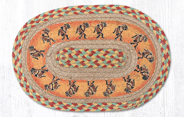 MSP-466 Kokopelli Printed Oval Swatch 10"x15"