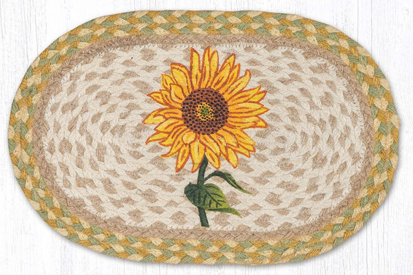 MSP-529 Sunflower Printed Oval Swatch 10"x15"