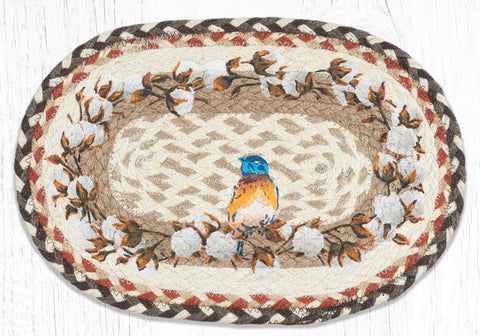 MSP-616 Cotton Wreath Printed Oval Swatch 10"x15"