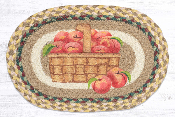 MSP-653 Peach Basket Printed Oval Swatch 10"x15"