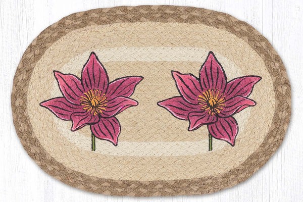 MSP-776 Lily Printed Oval Swatch 10"x15"
