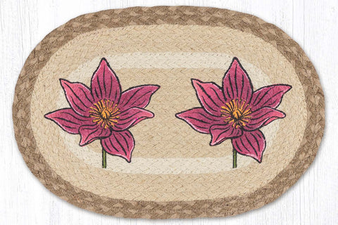 MSP-776 Lily Printed Oval Swatch 10"x15"