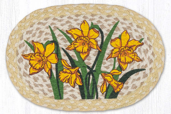 MSP-880 Daffodil Printed Oval Swatch 10"x15"