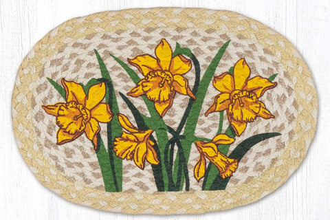 MSP-880 Daffodil Printed Oval Swatch 10"x15"