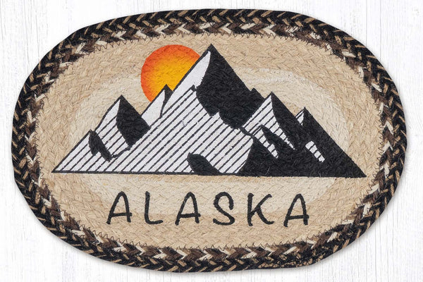 MSP-9-93 Alaska Printed Oval Swatch 10"x15"