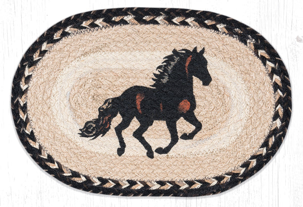 MSP-9-93 Stallion Printed Oval Swatch 10"x15"