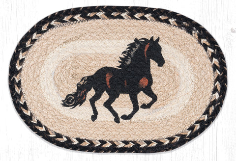 MSP-9-93 Stallion Printed Oval Swatch 10"x15"