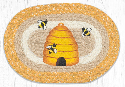 MSP-9-101 Beehive Printed Oval Swatch 10"x15"