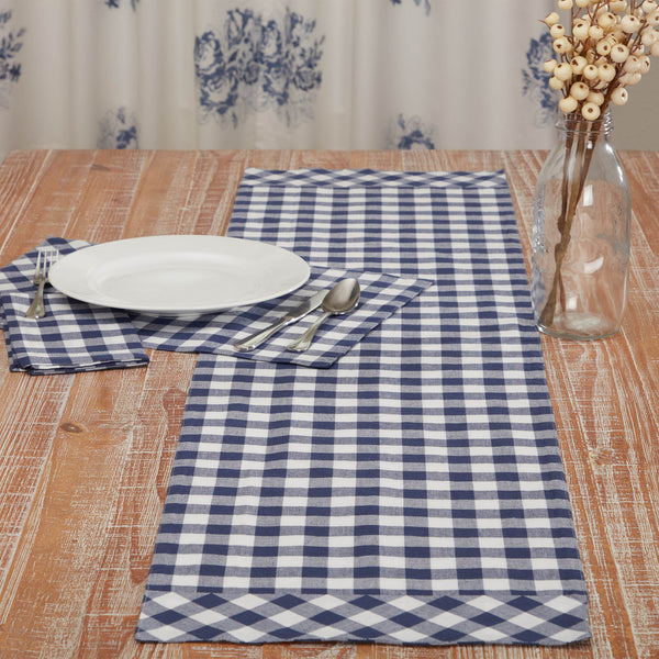 Vintage Check Blue Runner 36Lx13W
